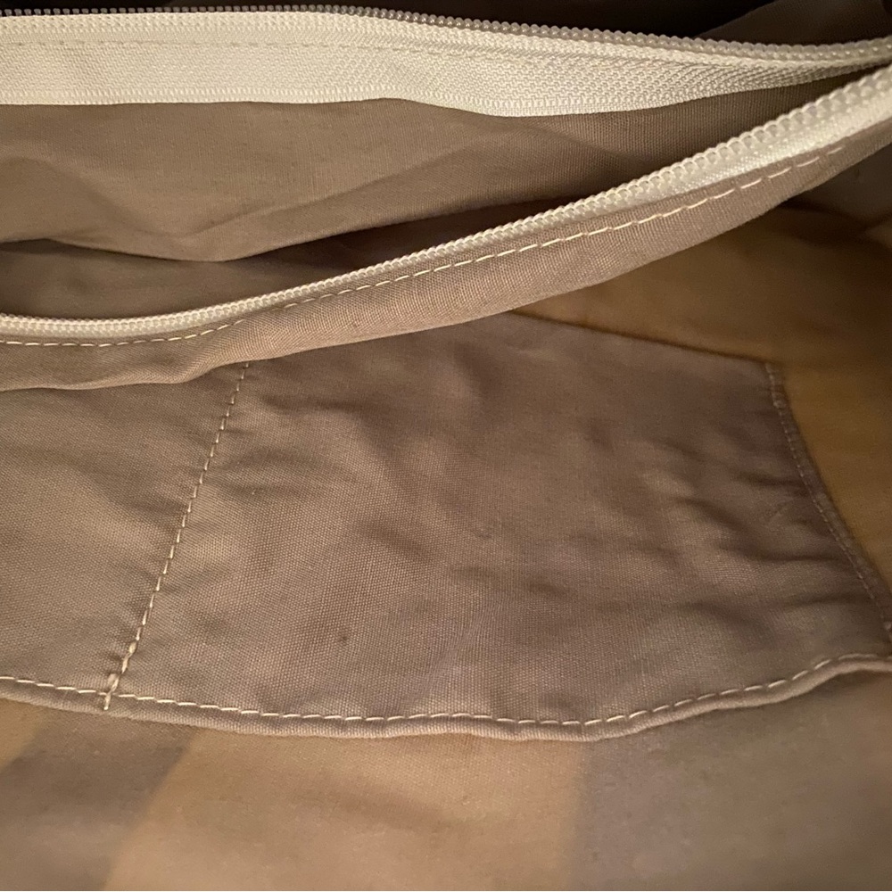 Made in Italy, Italian market, White satchel bag with Blue Band. - Picture 4 of 6